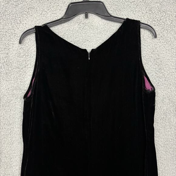 Sophisticate Sheath Velvet Dress Rayon Silk Blend Sheath Embellishments size 12 - Picture 5 of 13